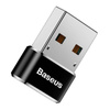 ADAPTER USB-C DO USB-A BASEUS 3A (CZARNY)