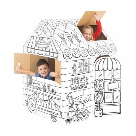 ZESTAW 5 X DOMEK DO KOLOROWANIA FELLOWES 100053827 + 1 X AUTOBUS DO KOLOROWANIA FELLOWES 100130976