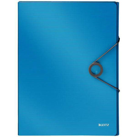 Teczka z gumką A4 LEITZ SOLID 45681030 niebieska PP 30mm