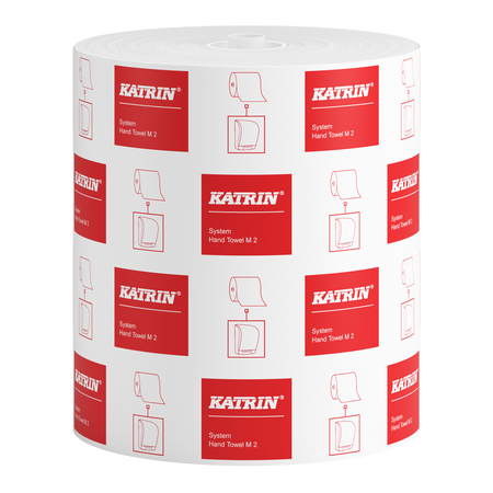 RĘCZNIK PAPIEROWY DWUWARSTWOWY MIX KATRIN CLASSIC SYSTEM TOWEL 460102 BIAŁY 160 M 6 SZT.