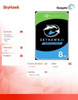 SEAGATE DYSK SKYHAWK 8TB 3,5 CALI 256MB ST8000VX010