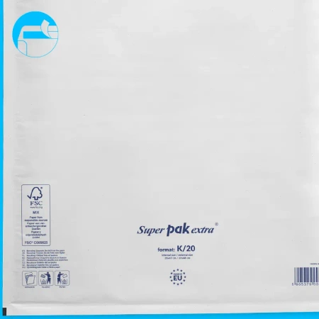 KOPERTA K/20 BĄBELKOWA HK NC KOPERTY 77930097/10 BIAŁA 10SZT