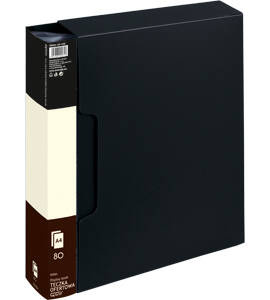ALBUM OFERTOWY A4 GRAND 9008 120-1202 CZARNY PVC 80 KIESZENI