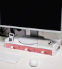 PODSTAWKA Z SZUFLADKAMI POD MONITOR YELLOW ONE 120-1958 NIEBIESKA