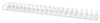 GRZBIET PLASTIKOWY 45MM (440 KARTEK) OFFICE PRODUCTS BIAŁY 50 SZT.