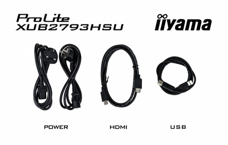 IIYAMA MONITOR 27 CALI XUB2793HSU-B6 IPS.HDMI.DP.2X2W.USBX2.FREESYNC.FLICKER