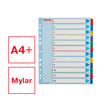 PRZEKŁADKI 1-12 A4 MAXI ESSELTE 100209 MIX