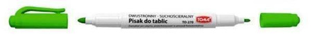 Marker suchościeralny TOMA TO-270 4 2 zielony okrągła końcówka