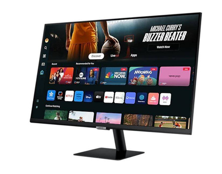 SAMSUNG MONITOR 32 CALE SMART M70D VA 3840X2160 UHD 16:9 2XHDMI 3XUSB 2.0 1XUSB-C (65W) 4MS 60HZ WIFI/BT GŁOŚNIKI PŁASKI 2YD2D