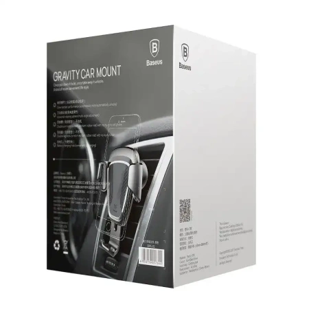 Uchwyt samochodowy BASEUS Gravity Car Mount na kratkę (czarny)