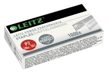 Zszywki galwanizowane LEITZ P2 No.10 55770000 15 kart. 1000szt.