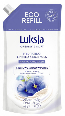 MYDŁO W PŁYNIE ZAPAS LUKSJA LEN 400ML
