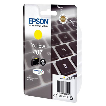 EPSON ORYGINALNY INK / TUSZ C13T07U440, YELLOW, 1900S, 20.3ML, EPSON WF-4745