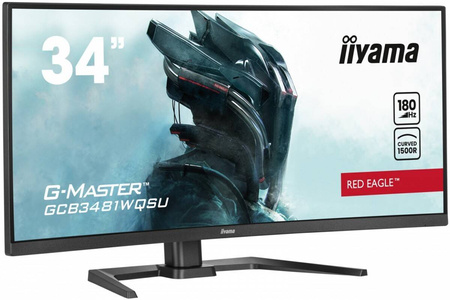 IIYAMA MONITOR 34 CALE GCB3481WQSU-B1 VA, UWQHD, 180HZ, 0.3MS, 500CD