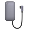 HUB 4W1 BASEUS PADJOY SERIES USB-C DO USB 3.0 + HDMI + USB-C PD + JACK 3.5MM (SZARY)