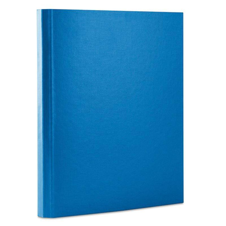 TECZKA NA RZEP A4 OFFICE PRODUCTS NIEBIESKA TEKTURA POWLEKANA PP 40MM