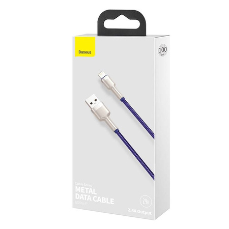 Kabel BASEUS Cafule USB-A-Lightning 1m (fioletowy)