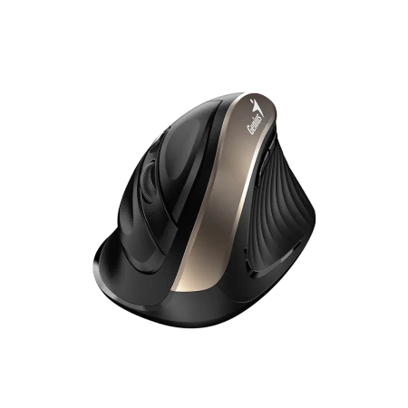 Genius Ergo 8250S Mysz bezprzewodowa, czarno-złota, 1600DPI
