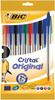 DŁUGOPIS JEDNORAZOWY BIC CRISTAL ORIGINAL 830865 MIX 1.0MM 10SZT