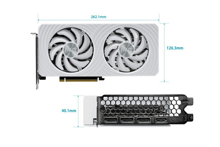 PALIT KARTA GRAFICZNA RTX 5060 WHITE OC 8GB GDDR7 128BIT 3DP/HDMI