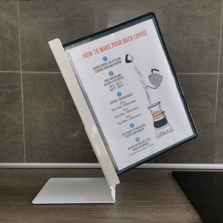 SYSTEM PREZENTACYJNY NA BIURKO Z 10 PANELAMI A4 LEVIATAN ZIELONY