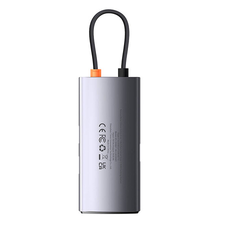 HUB 4W1 BASEUS METAL GLEAM SERIES, USB-C DO 3X USB 3.0 + ETHERNET RJ45