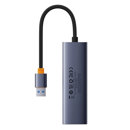 Hub 4w1 Baseus UltraJoy USB-A do 4xUSB 3.0 (szary)