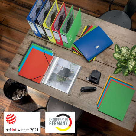 TECZKA HARMONIJKOWA A4 LEITZ RECYCLE 46240015 ŻÓŁTY PP 5 PRZEGRÓDEK