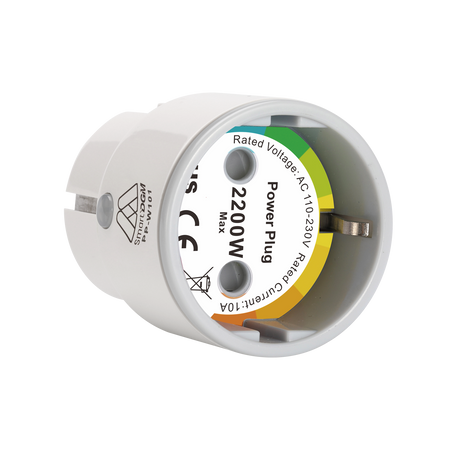 GNIAZDKO ELEKTRYCZNE 10A DGM PP-W101 TYP E, F (SHUKO) 1100W - 2300W AC 110V-230V; 50/60HZ WIFI 2.4
