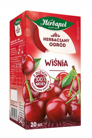 HERBATA WIŚNIA HERBAPOL HERBACIANY OGRÓD 20 TOREBEK