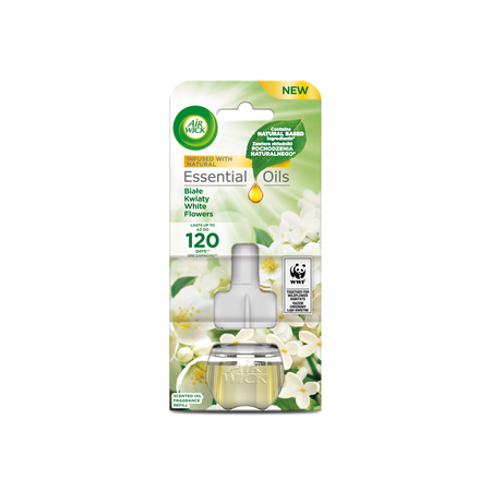 WKŁAD DO ODŚWIEŻACZA AIR WICK ELECTRIC BIAŁE KWIATY 19ML