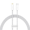 KABEL USB-C DO LIGHTNING BASEUS DYNAMIC, 20W, 1M (BIAŁY)