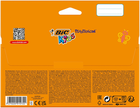 KREDKI ŚWIECOWE BIC KIDS PLASTIDECOR 8297721 MIX*24