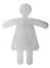 PIKTOGRAM WC DLA PAŃ SYMBOL 90X120 MM DURABLE PICTO 495023