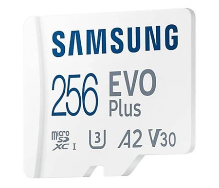 SAMSUNG KARTA PAMIĘCI MICROSD MB-MC256SA EU EVO PLUS 256GB + ADAPTER
