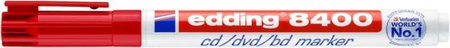 MARKER CD/DVD EDDING 8400 CZERWONY 0.5-1MM
