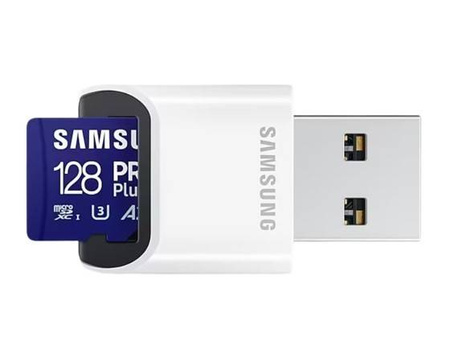 SAMSUNG KARTA PAMIĘCI MICROSD PRO+ MB-MD128SB/WW 128GB + CZYTNIK