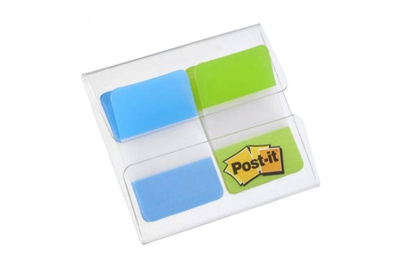 ZAKŁADKI INDEKSUJĄCE FOLIOWE 38X25,4MM 3M POST-IT® DO ARCHIWIZACJI 686-AL MIX 2X8SZT