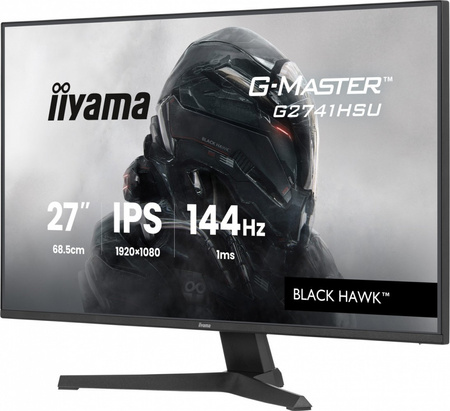 IIYAMA MONITOR 27 CALI G2741HSU-B1 IPS,FHD,144HZ,1MS,2XUSB, 350CD,HDMI,DP