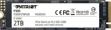 PATRIOT DYSK SSD P300 2TB M.2 PCIE GEN 3 X4 2100/1650