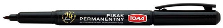 Marker permanentny TOMA TO-324 3 2 czarny okrągła końcówka
