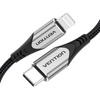 KABEL USB-C 2.0 DO LIGHTNING VENTION TACHH 2M MFI SZARY