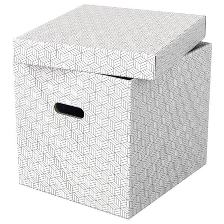 PUDŁO Z POKRYWĄ 320X315X365MM ESSELTE 628288 BIAŁY 3SZT