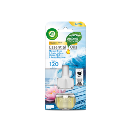 WKŁAD DO ODŚWIEŻACZA AIR WICK ELECTRIC MORSKA BRYZA&KWIAT LOTOSU 19ML