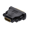 ADAPTER DVI (24+1) MĘSKI NA HDMI 1.4 ŻEŃSKI VENTION ECDB0 1080P 60HZ (CZARNY)
