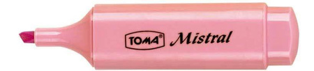 ZAKREŚLACZ TOMA MISTRAL TO-334 RÓŻ PASTEL RÓŻOWY PASTEL 1-5MM
