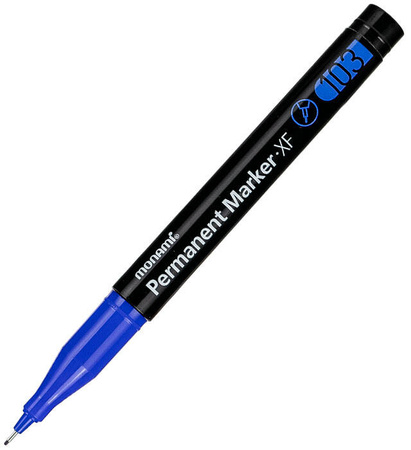 MARKER PERMANENTNY MONAMI XF-103 160-2463 NIEBIESKI 0.5MM