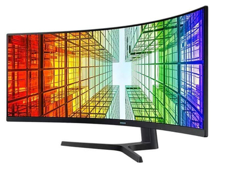 SAMSUNG MONITOR 49 CALI VIEWFINITY S9 VA 5120X1440 DQHD 32:9 2XHDMI 1XUSB-C (90W) 1XDP 3XUSB 3.0 LAN (RJ45) 4MS HAS GŁOŚNIKI ZAKRZYWIONY 3YON-SITE