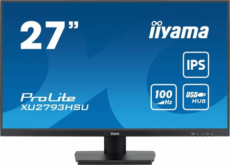 IIYAMA MONITOR PROLITE XU2793HSU-B6 27 CALI IPS.HDMI.DP.2X2W.USBX2.FHD.SLIM.100HZ