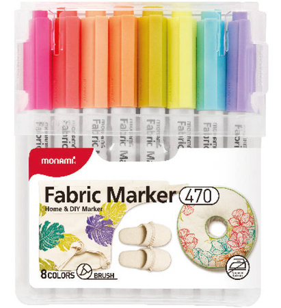 MARKERY DO TKANIN MONAMI FABRIC MARKER 470 170-2785 MIX*8 PĘDZELKOWA 8SZT